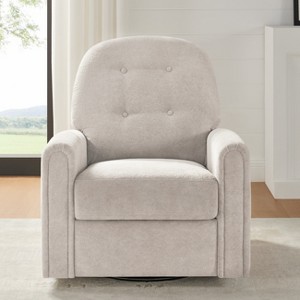 VANOMi 33.46'' Upholstered Swivel Rocker Recliner Chair - 1 of 4