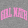 Women's Lost Gods Girl Math Pink Collegiate Racerback Tank Top - image 2 of 4