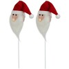 Northlight Set of 2 Plush Santa Claus Christmas Picks 18" - 3 of 4