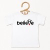 Believe Reindeer Antlers - Toddler Short Sleeve Tee - 2 of 2