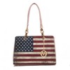 MKF Collection Nevaeh Vegan Leather patriotic pattern Women’s Shoulder Bag by Mia K - 2 of 4