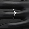 Avalon Anniversary Band Ring Sterling Silver Womens Cz Size 10 Ginger Lyne Collection - 4 of 4