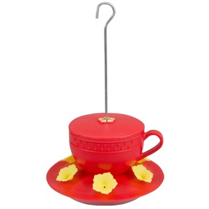 Heath Outdoor Products Plastic Red Sweet Tea Cup Hummingbird Feeder - 22 Oz - 1 of 3