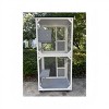 LAOTIES 71" Wooden Outdoor Cat House,Large Catio Cage With Climbing Platforms And Cozy Sleeping Area - 3 of 4