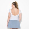 Women's Short Sleeve Boatneck Synthetic T-Shirt - Wild Fable™ - 3 of 4