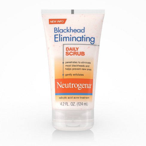 neutrogena scrub salicylic acid blackhead face exfoliating 2oz target facial