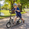 VisioGear Youth Scooter, 12-Inch Front Wheel, Ride On Toy for Age 5+, Black, 47.3"*22.8"*33.5" - 2 of 4