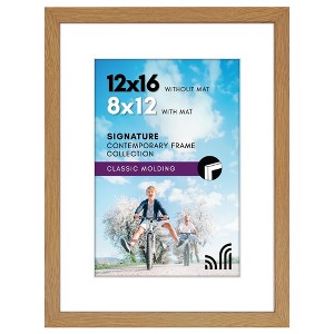 Americanflat Picture Frame with shatter-resistant glass - Available in a variety of sizes and styles - 1 of 4