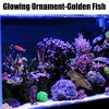 Unique Bargains Aquarium Glowing Simulation Decoration Artificial Golden Fish Ornament with Suction Cup Brown 1 Pcs - 2 of 4