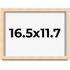 PosterPalooza | Classic Modern Yellow Picture Frame - UV Acrylic, Backing Board, Hanging Hardware Included - 2 of 4