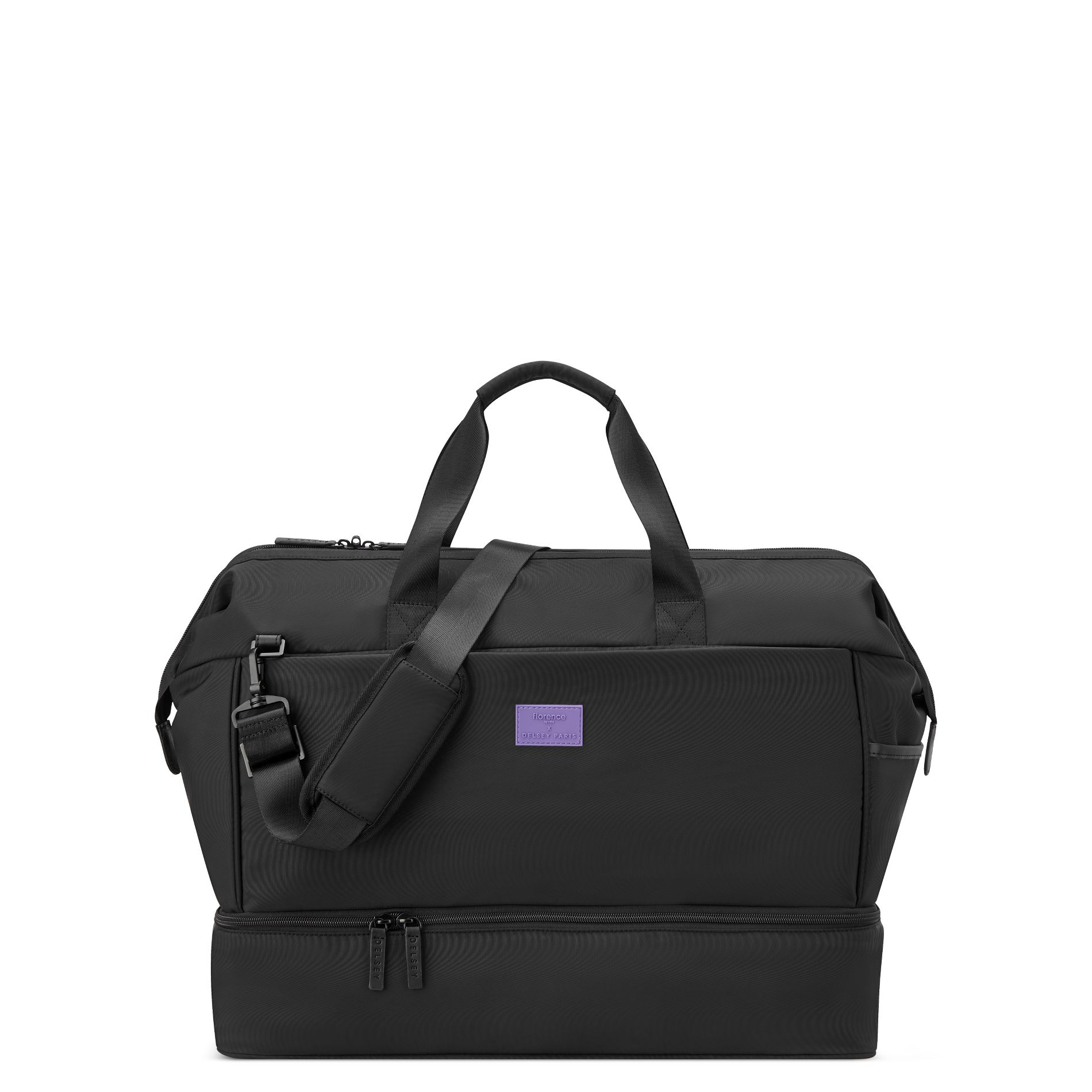 Florence by mills x DELSEY PARIS Carry On Chill Out Lightweight Softside Weekender Bag - Black