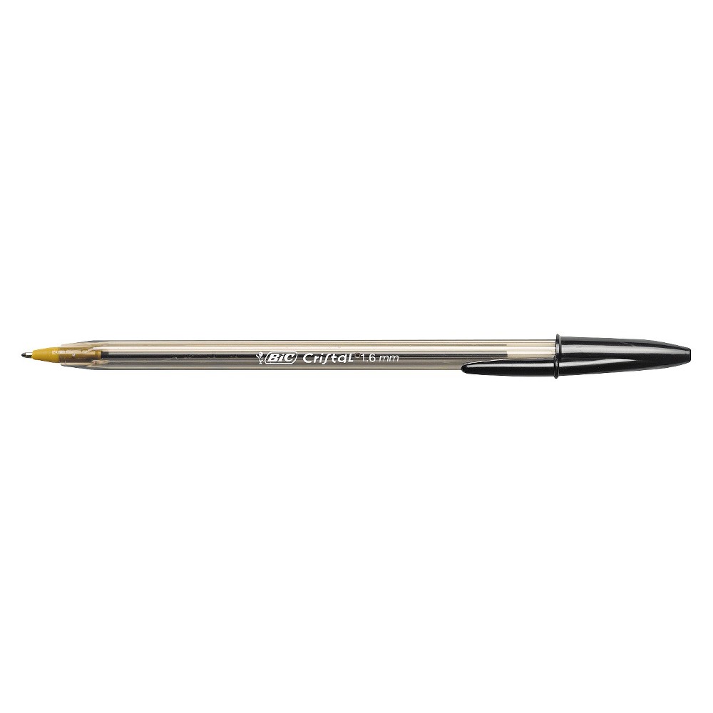 UPC 070330179165 product image for BIC Cristal Ballpoint Stick Pen, Black Ink, Bold, Dozen | upcitemdb.com