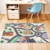 City Cruising Non-Slip Kids Playroom Nursery Washable Indoor Area Rug by Blue Nile Mills - 2 of 4