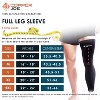 Copper Joe Full Leg Compression Sleeve - Support for Knee, Thigh, Calf, Arthritis, Running and Basketball. Single Leg Pant For Men & Women - image 2 of 4