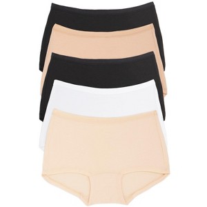 So Smooth Modal Midrise Boyshort 5-Pack | Felina | Panty - 1 of 1