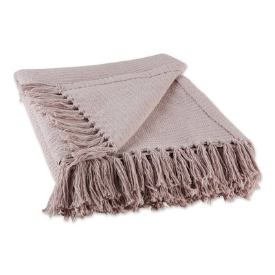 50"x60" Solid Ribbed Throw Blanket - Design Imports
