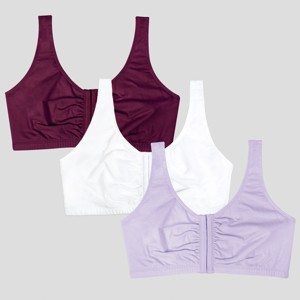 Fruit of the Loom Women's Beyond Soft Front Closure Cotton Bra - 1 of 4