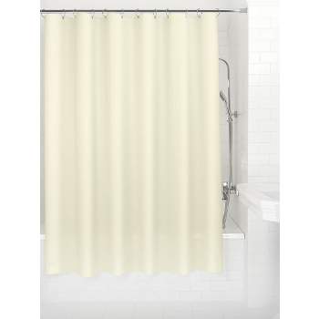 GoodGram The Clean Home Collection Heavy Duty Odorless & Non-Toxic Ivory Cream Colored PEVA Shower Curtain Liner