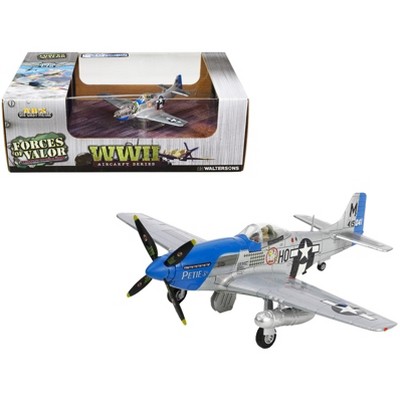 North American Aviation P-51D Mustang Aircraft Fighter "USAAF" 1944 "WW2 Aircrafts Series" 1/72 Diecast Model by Forces of Valor