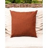 HomeRoots 22" Orange Indoor Outdoor Throw Pillow - 2 of 4
