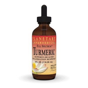 Turmeric Liquid Full Spectrum Ayurvedic by Planetary Herbals  -  4 oz Liquid - 1 of 3