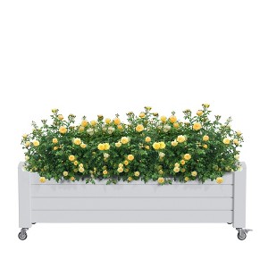 Lirago,17.72"D*43.31"W*17.56"H,Self-Watering Raised Garden Bed - Large Capacity Planter with Built-in Water Reservoir - 1 of 4