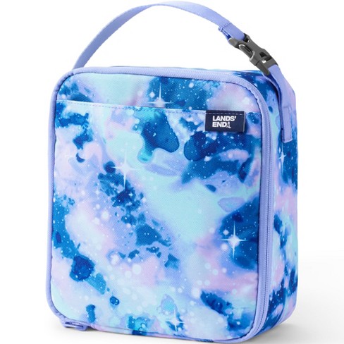 Lands' End Kids Insulated Ez Wipe Printed Lunch Box - - Light Blue Space  Unicorns : Target