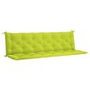 Garden Bench Cushion Bright Green 78.7"x(19.7"+19.7")x2.8" Oxford Fabric vidaXL - 2 of 4
