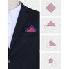 INSPIRE CHIC Men's Classic Modern Geometric Pocket Squares - 3 of 4