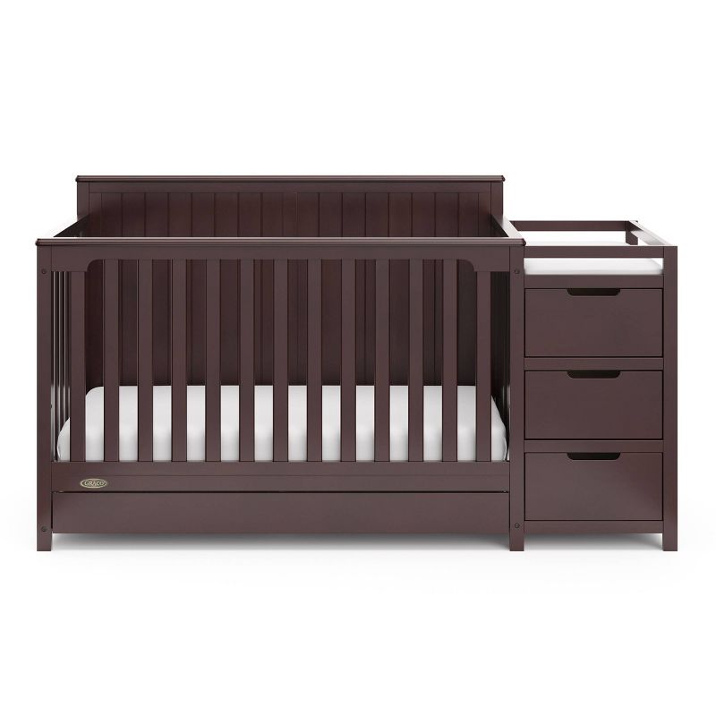 Graco Hadley 5-in-1 Convertible Crib and Changer with Drawer, 4 of 14