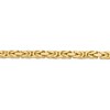 Black Bow Jewelry 5.25mm, 14k Yellow Gold, Solid Byzantine Chain Bracelet - 2 of 4