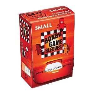 Arcane Tinmen Card Sleeves  Small Non-Glare 50 CT  Card Sleeves are Smooth & Tough  Compatible with Catan, Camel Up, Dimension and More, Clear, - 1 of 3