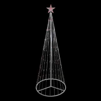 Northlight 6' Red LED Lighted Show Cone Christmas Tree Outdoor Decoration