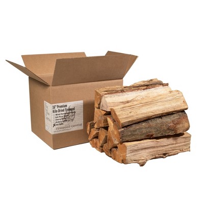 Firewood Central Kiln-Dried PA Hardwood Splits 16 in, 14–18 Pieces for Fireplaces, Stoves, and Campfires