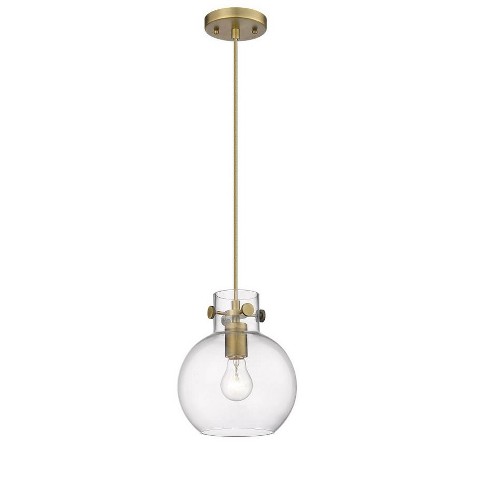 Innovations Lighting Newton Sphere 1 - Light Pendant in  Brushed Brass - image 1 of 1