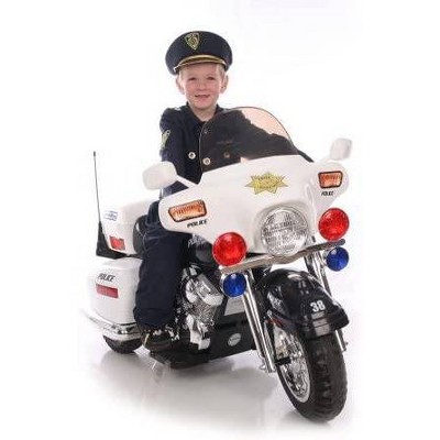 battery operated ride on police car