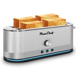 Dexmalle 4-Slice Toaster 7 Browning Settings with Removable Crumb Tray - 1 of 4