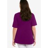 ellos Plus Size V-Neck A-Line Tunic - 3 of 4