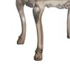 28" Dresden Coffee Table Vintage Bone White - Acme Furniture: Claw Feet, Carved Details - 2 of 4