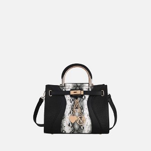 MKF Collection Cassia Snake embossed Vegan Leather Women’s Satchel Bag by Mia K - 1 of 4