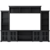 NicBex Minimalism Entertainment Wall Unit with Bridge Modern TV Console with Tempered Glass Door for TVs Up to 70" for Living Room - 2 of 4