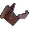 Gator Frameworks GFW-ELITEGTRXSTD-BRN Elite Series Guitar X Style Stand in Dark Walnut Brown Finish Walnut - 3 of 4
