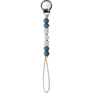 Pacifier Clips - Baby Pacifier Holder Silicone Binky Clip for Boys/Girls - The Ultimate Newborn Gift Set BPA Free - 1 of 1