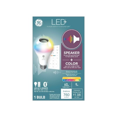 Ge Cync Reveal Smart Full Color Light Bulb With Smart Indoor Plug Bundle :  Target