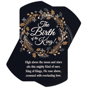 Dicksons Birth of The King 4 Inch Paper Christmas Keepsake Bookmark Pocketcard Pack of 12 - 1 of 2
