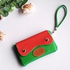 Slickblue Mobile Phone Pouch with Handle, Faux Leather, Clutch Purse, Colorblock Style, 5.7"x3.3", Color Options - 2 of 3