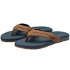 Alpine Swiss Trey Mens Flip Flops Cushion Thong Beach Sandals for Men Non-Slip Sole Men Shoes Arch Support Durable Treaded Sole Faux Leather Sandals - 4 of 4