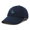 Dalix Giant Lizard Kaiju Embroidered Cotton Dad Hat Baseball Cap Adjustable Glow in the Dark Mens - 4 of 4
