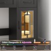 Makeup Vanity Desk with Mirror and Lights, Dressing Table with Jewelry Cabinet - 4 of 4