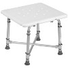DMI Bath or Shower Bench, FSA and HSA Eligible,  Adjustable Height, 500 lb capacity, White - 2 of 4